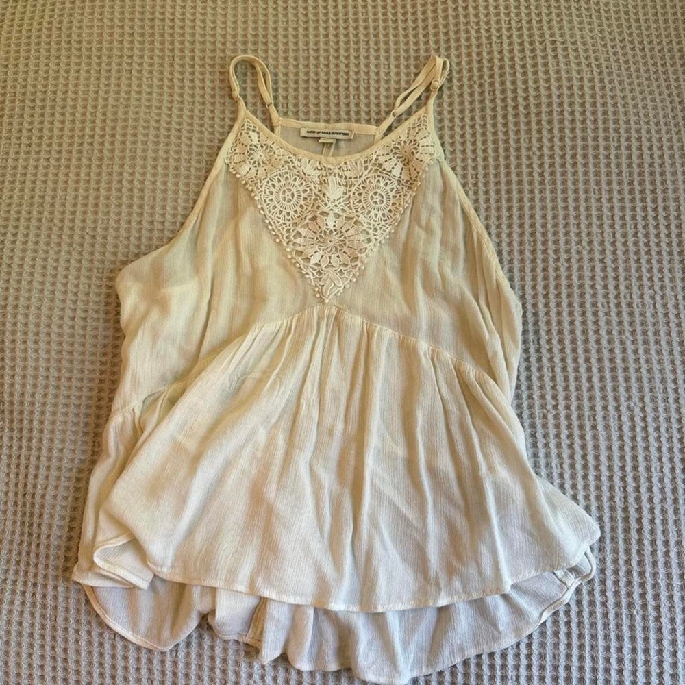 American Eagle y2k‎ tank with lace